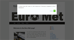 Desktop Screenshot of euromet-cnc.pl